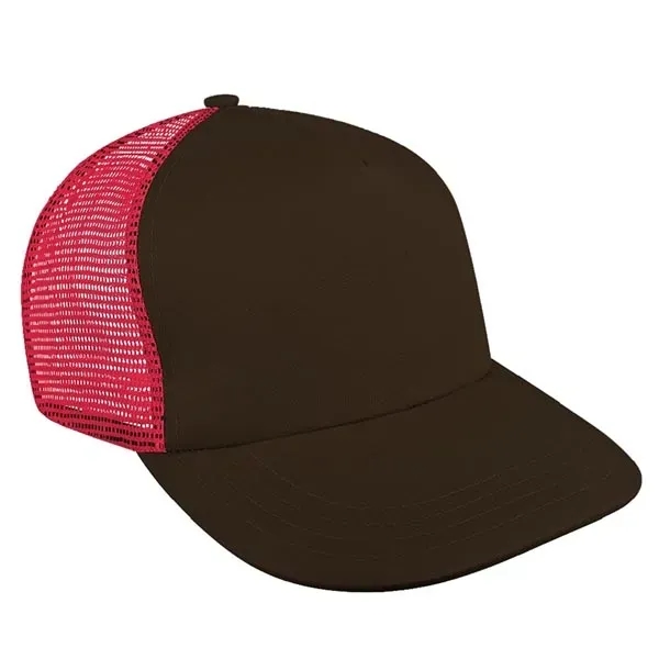 Order Custom High Crown Trucker, Brushed Twill/Mesh, Fabric Strap-Slide Baseball Caps.... from ASI 73775 Unionwear