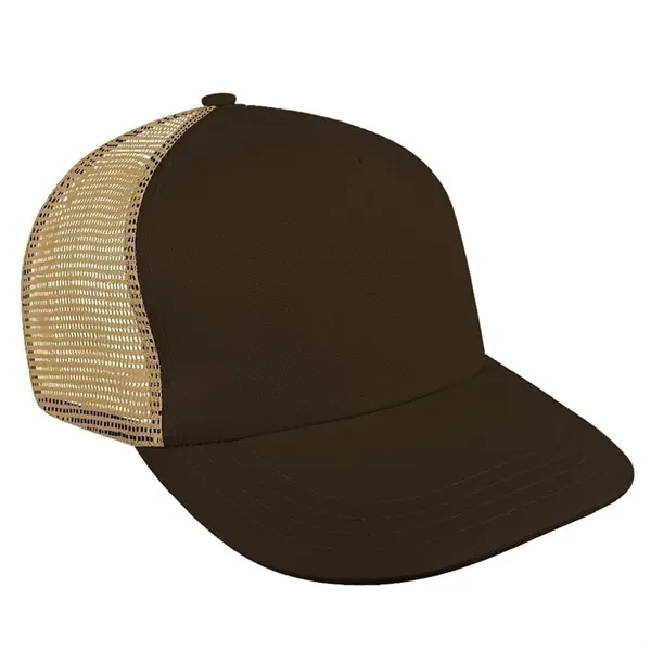 Order Custom High Crown Trucker, Brushed Twill/Mesh, Fabric Strap-Slide Baseball Caps.... from ASI 73775 Unionwear