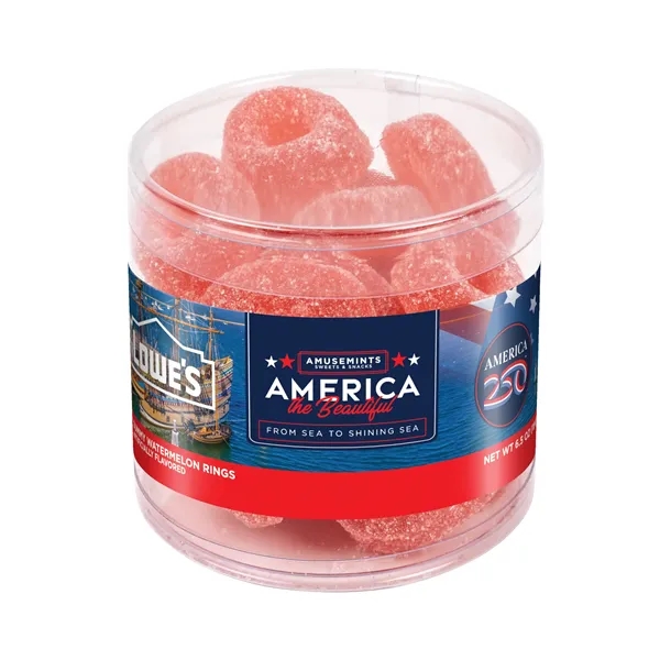 America 250- Round Acetate Watermelon Rings... from ASI 44900 NC Custom (CI/Lanco) / Chocolate Inn