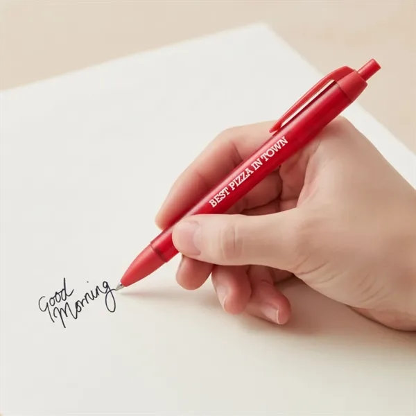 This Widebody Pen with Translucent Barrel and Matte Colored Trim is... from ASI 84592 St Regis Group