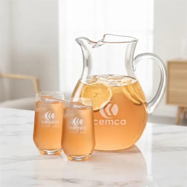 The Montclair Pitcher & Beverage Glasses Set is designed for effortless... from ASI 84592 St Regis Group