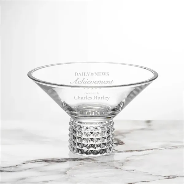 The Crystalline Corsica Bowl showcases a sleek, elevated design, perfect for... from ASI 84592 St Regis Group