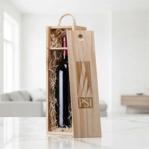 The Lahner Crate presents your wine with the classic old-fashioned appeal... from ASI 84592 St Regis Group