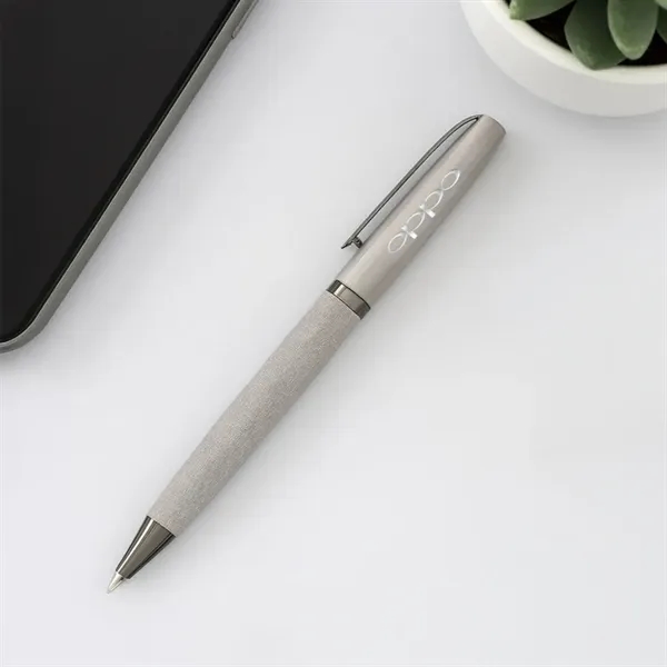 The Alethea Textured Metal Pen is a pen of weight and... from ASI 84592 St Regis Group