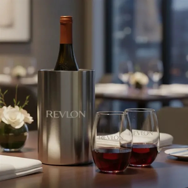 Jacobs Wine Cooler & 2 or 4 Stemless Carlita Wine... from ASI 84592 St Regis Group