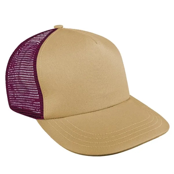 Order Custom Low Crown 5 Panel, Brushed Twill/Mesh, Snapback Baseball Caps.... from ASI 73775 Unionwear