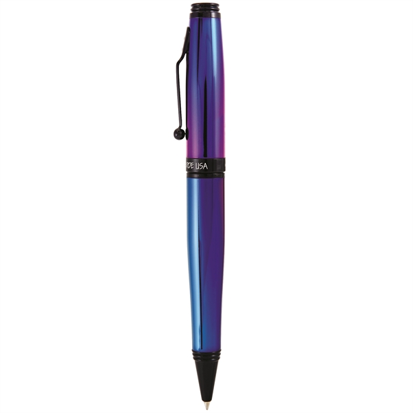 Solid brass, galaxy inspired ballpoint pen with sophisticated black trim.... from ASI 98760 Yafa Line, Inc. / MonteVerde® Yafaline