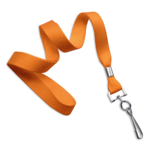 Available Same Day! These blank flat braided polyester lanyards come with... from ASI 79898 Promovision