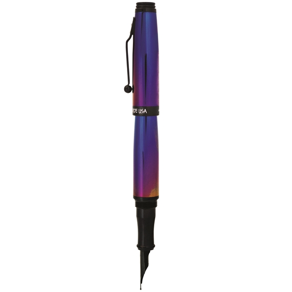 Solid brass, galaxy inspired fountain pen with sophisticated black trim.... from ASI 98760 Yafa Line, Inc. / MonteVerde® Yafaline