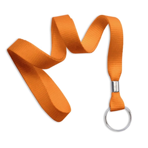 Available Same Day! These blank flat braided polyester lanyards come with... from ASI 79898 Promovision