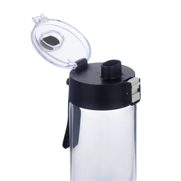 22 oz glass bottle Single wall with locking lid Silicone carry... from ASI 34046 Allcasion Travelware Co