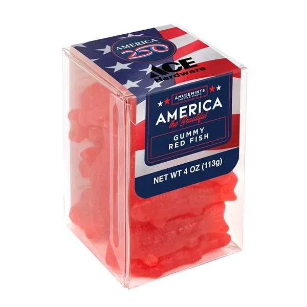 America 250- Short Acetate-Gummy Red Fish... from ASI 44900 NC Custom (CI/Lanco) / Chocolate Inn
