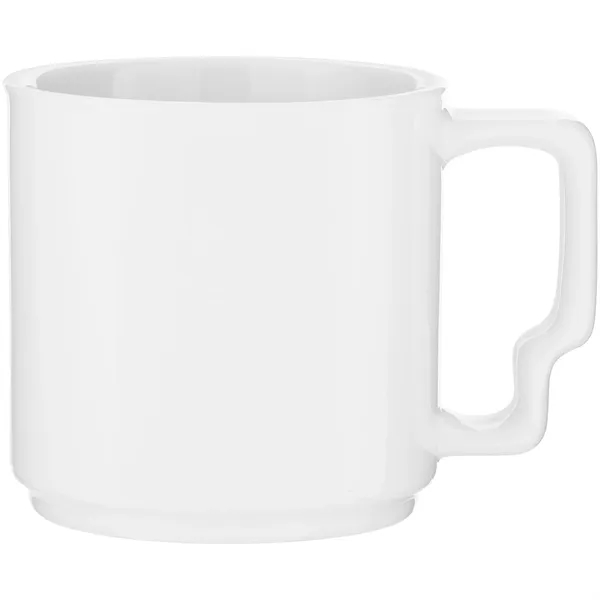 13 oz glossy ceramic mug with ergonomic handle and stackable design... from ASI 51197 ETS Express, LLC
