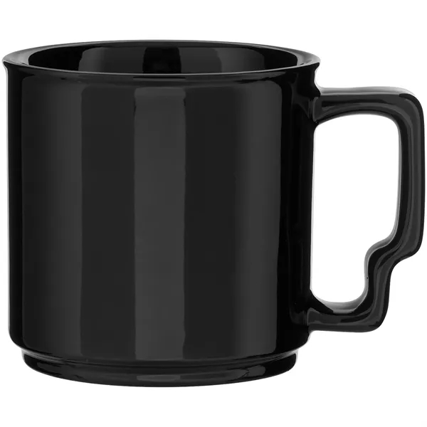 13 oz glossy ceramic mug with ergonomic handle and stackable design... from ASI 51197 ETS Express, LLC