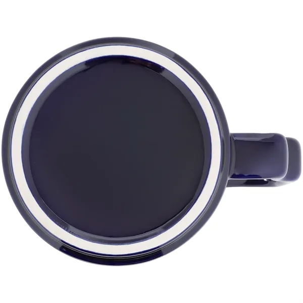 13 oz glossy ceramic mug with ergonomic handle and stackable design... from ASI 51197 ETS Express, LLC