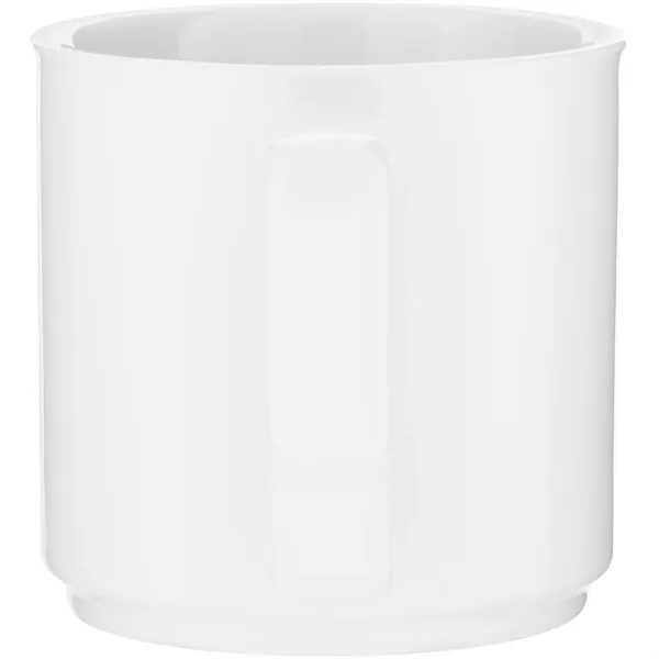 13 oz glossy ceramic mug with ergonomic handle and stackable design... from ASI 51197 ETS Express, LLC