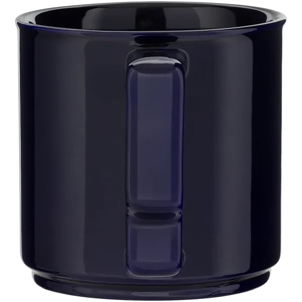 13 oz glossy ceramic mug with ergonomic handle and stackable design... from ASI 51197 ETS Express, LLC