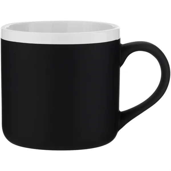 12 oz ceramic mug with rubber coated exterior, glossy white interior,... from ASI 51197 ETS Express, LLC