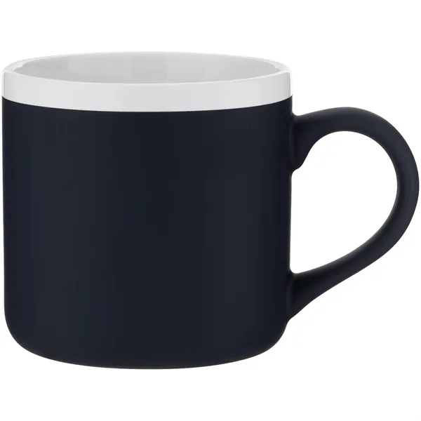 12 oz ceramic mug with rubber coated exterior, glossy white interior,... from ASI 51197 ETS Express, LLC