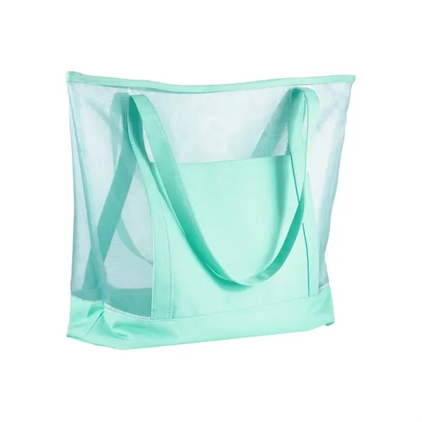 Lightweight mesh beach bag with spacious storage and breathable material. Easily... from ASI 62088 IDProductsource