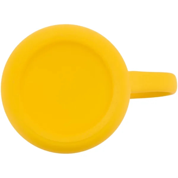 12 oz ceramic mug with rubber coated exterior, glossy white interior,... from ASI 51197 ETS Express, LLC