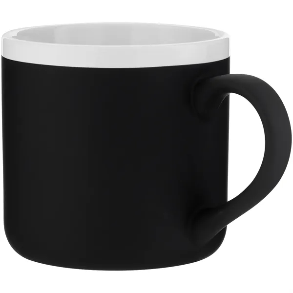12 oz ceramic mug with rubber coated exterior, glossy white interior,... from ASI 51197 ETS Express, LLC