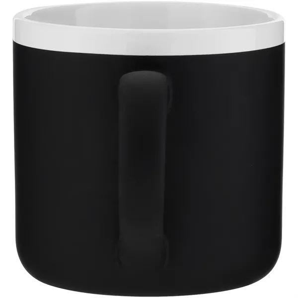 12 oz ceramic mug with rubber coated exterior, glossy white interior,... from ASI 51197 ETS Express, LLC