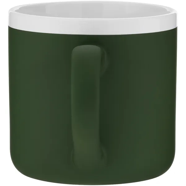 12 oz ceramic mug with rubber coated exterior, glossy white interior,... from ASI 51197 ETS Express, LLC