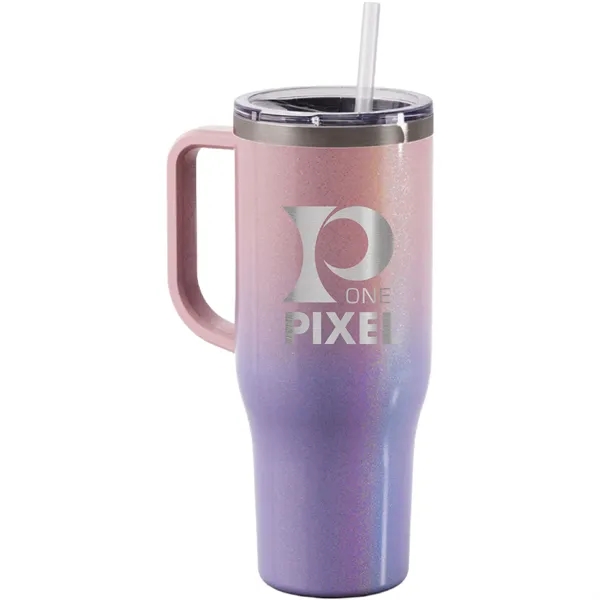 Maars insulated stainless steel 40 ounce travel mug for hot and... from ASI 74601 Calico