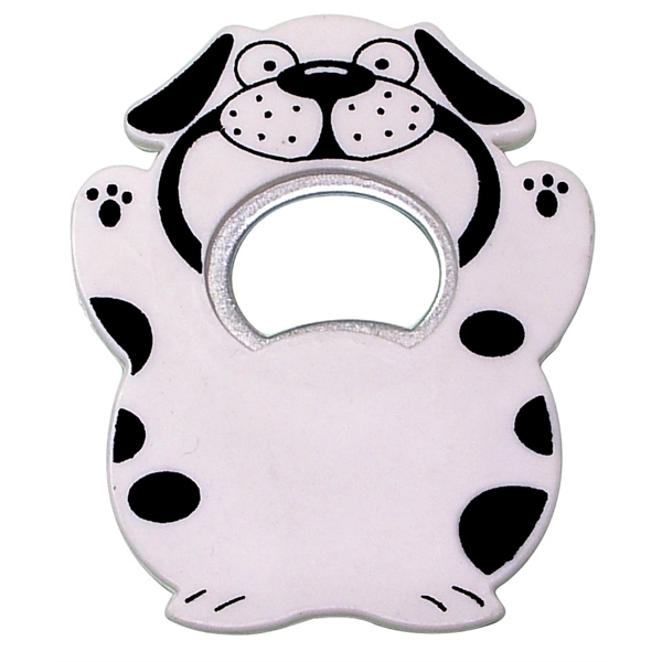 Jumbo size dog shape magnetic bottle opener.... from ASI 74585 Nu Promo International / Nu Promo Line