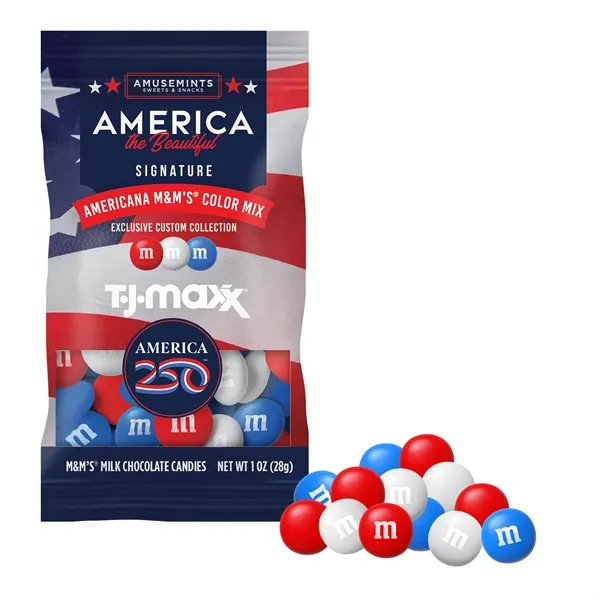 1 oz. America 250 M&M'S in Full Color Digibag... from ASI 44900 NC Custom (CI/Lanco) / Chocolate Inn