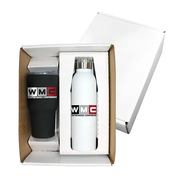 Halcyon® Tumbler & Deluxe Bottle Gift Set... from ASI 30270 Aakron Line