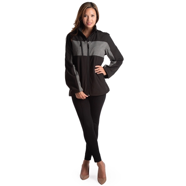 Ladies' Zephyr jacket with hidden hood and zippered chest pocket.... from ASI 50930 Dunbrooke / Dunbrooke®