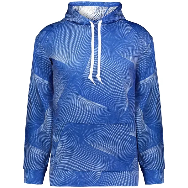 The Warp Fleece Hoodie is made from 100% polyester and features... from ASI 37461 Augusta Sportswear