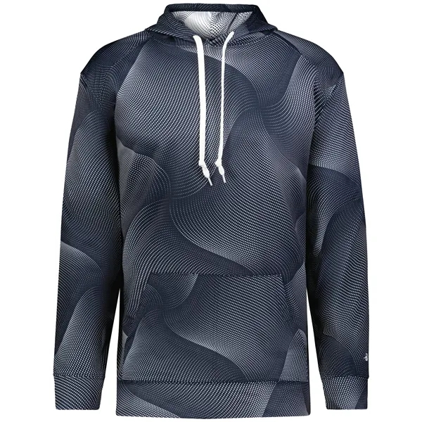 The Warp Fleece Hoodie is made from 100% polyester and features... from ASI 37461 Augusta Sportswear