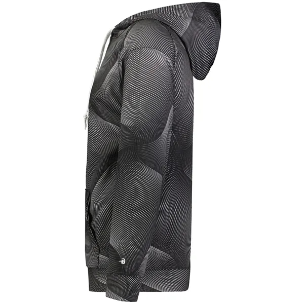 The Warp Fleece Hoodie is made from 100% polyester and features... from ASI 37461 Augusta Sportswear