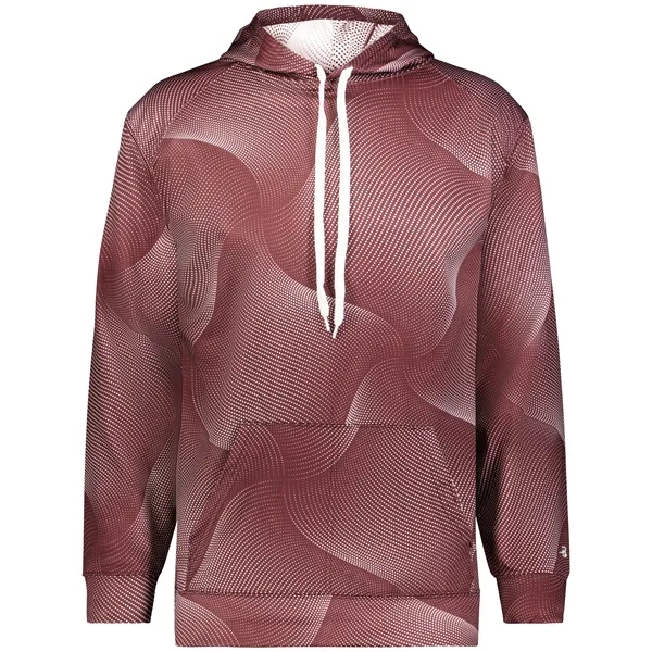 The Warp Fleece Hoodie is made from 100% polyester and features... from ASI 37461 Augusta Sportswear