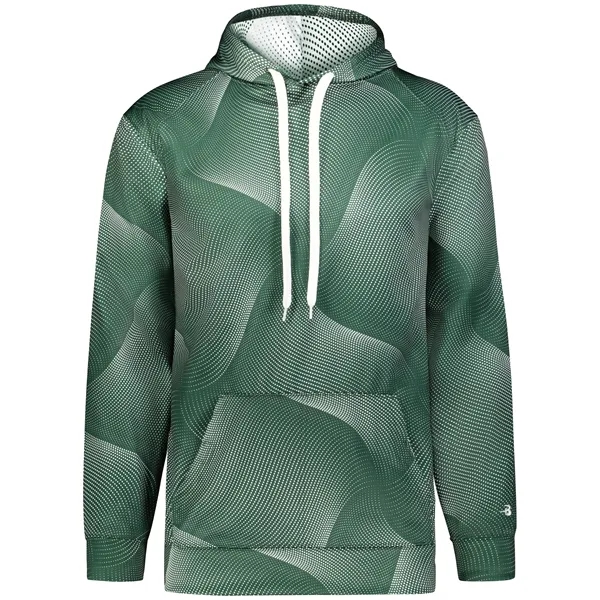 The Warp Fleece Hoodie is made from 100% polyester and features... from ASI 37461 Augusta Sportswear