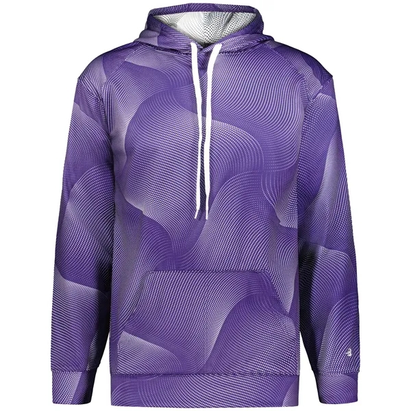 The Warp Fleece Hoodie is made from 100% polyester and features... from ASI 37461 Augusta Sportswear