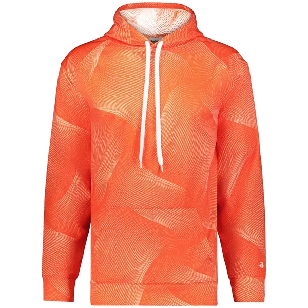 The Warp Fleece Hoodie is made from 100% polyester and features... from ASI 37461 Augusta Sportswear
