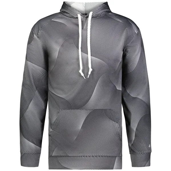 The Warp Fleece Hoodie is made from 100% polyester and features... from ASI 37461 Augusta Sportswear
