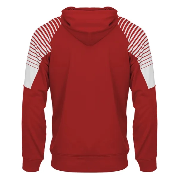 The Lineup Hoodie is made from 100% polyester moisture management fleece... from ASI 37461 Augusta Sportswear