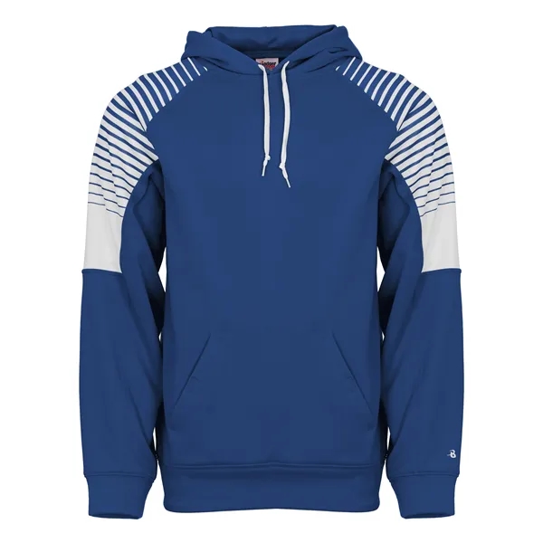 The Lineup Hoodie is made from 100% polyester moisture management fleece... from ASI 37461 Augusta Sportswear