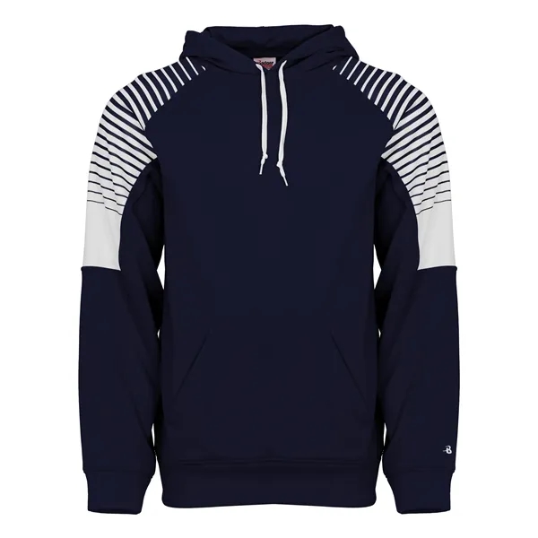 The Lineup Hoodie is made from 100% polyester moisture management fleece... from ASI 37461 Augusta Sportswear