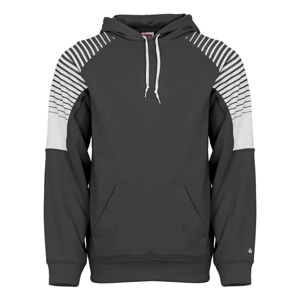 The Lineup Hoodie is made from 100% polyester moisture management fleece... from ASI 37461 Augusta Sportswear