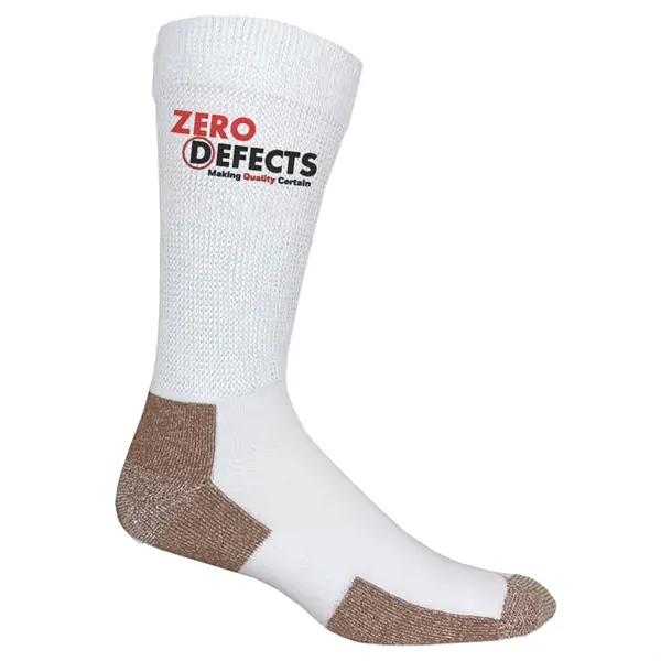 Steel toe boot socks with full cushion foot and leg, moisture... from ASI 90160 Suntex Industries