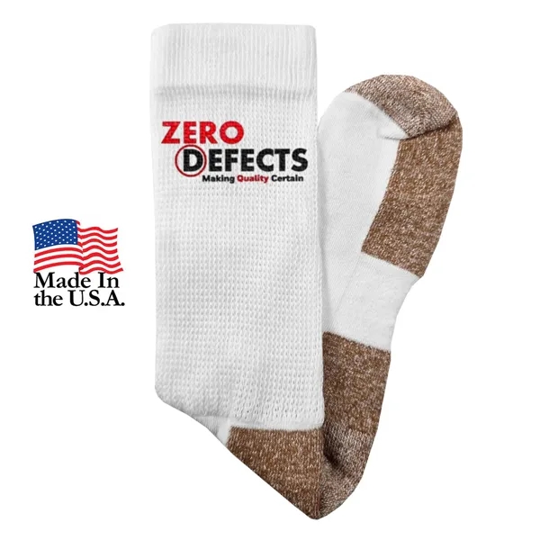 Steel toe boot socks with full cushion foot and leg, moisture... from ASI 90160 Suntex Industries