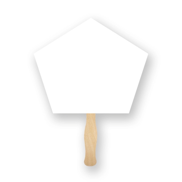 Full Color Church shaped hand fan.... from ASI 93520 Ventura Inc