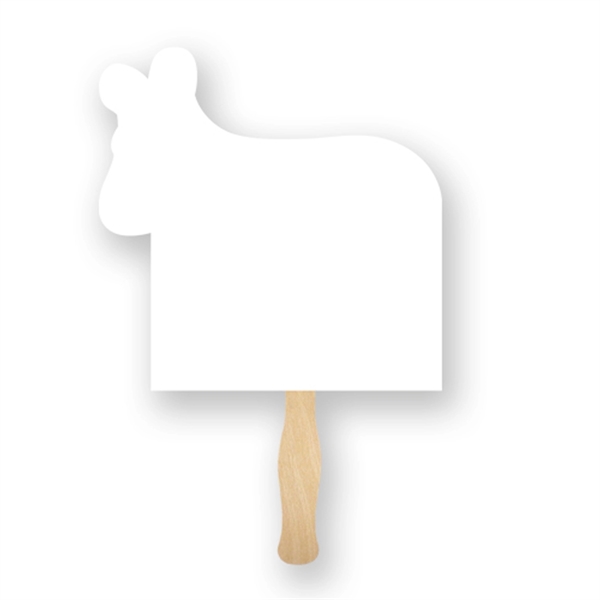 Full Color Donkey shaped hand fan.... from ASI 93520 Ventura Inc