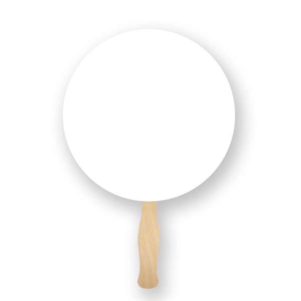 Full color, circle shaped hand fan.... from ASI 93520 Ventura Inc